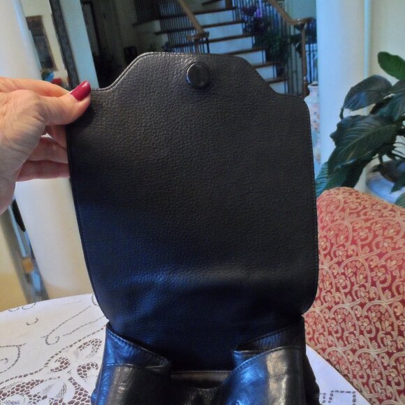 Rag & Bone Mini Pilot Black Leather Backpack - Picture 7 of 16